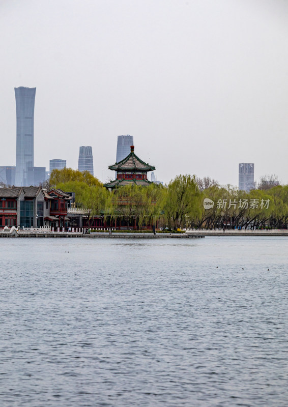 北京什刹海后海公园景点景观