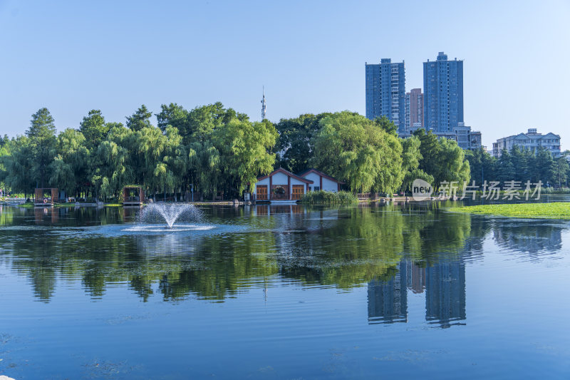 武汉武昌区紫阳公园风景