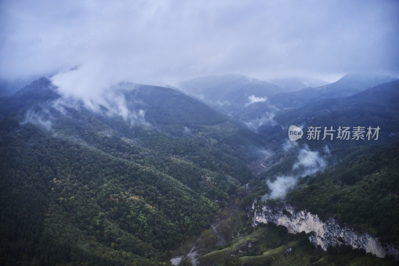 山西长治沁源沁河源头自然美景