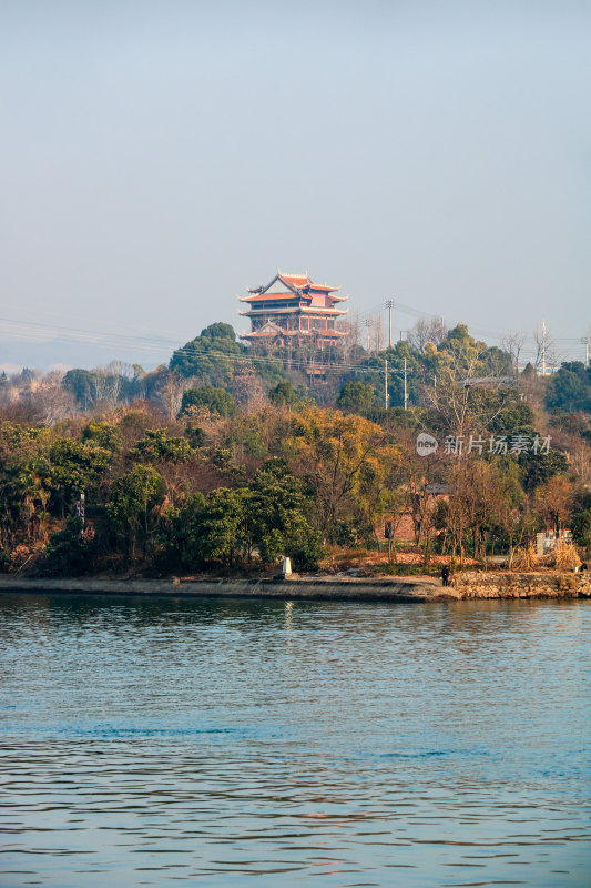 湖北宜昌葛洲坝坝区风光