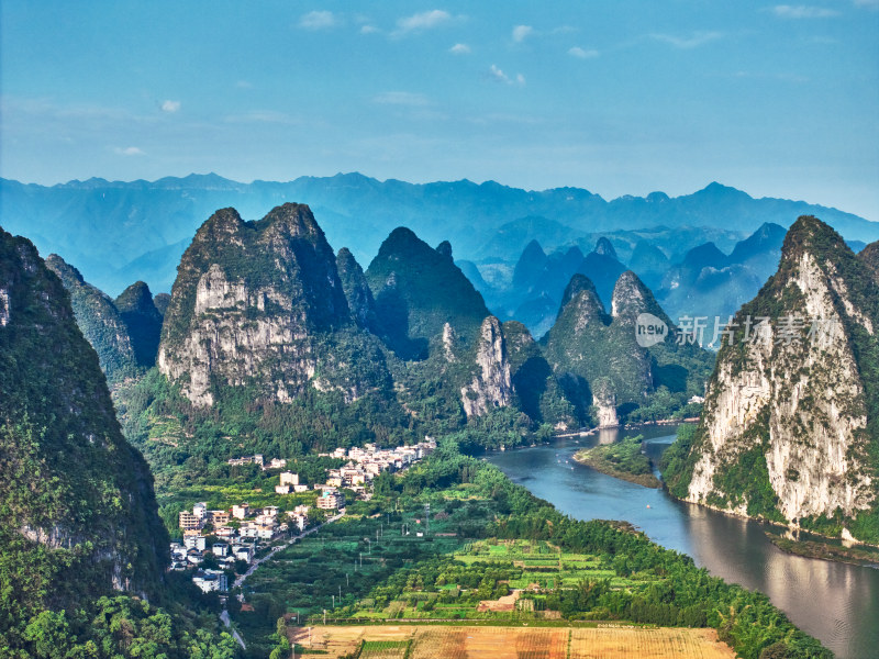 桂林九马画山风光美景