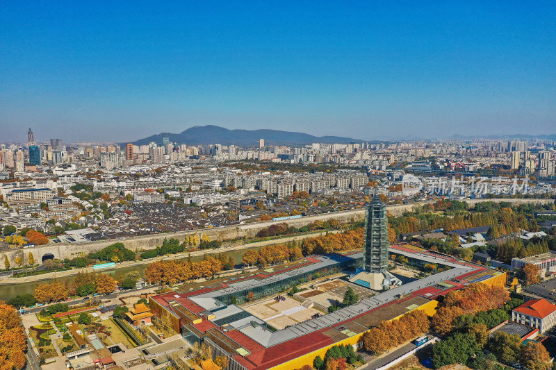 航拍南京大报恩寺