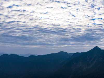 湖南南岳衡山5A景区航拍摄影图