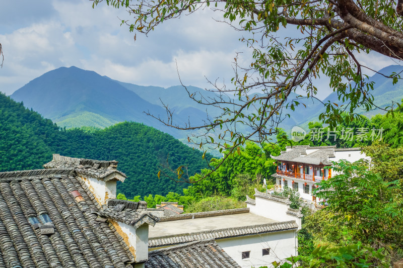 木坑村山景