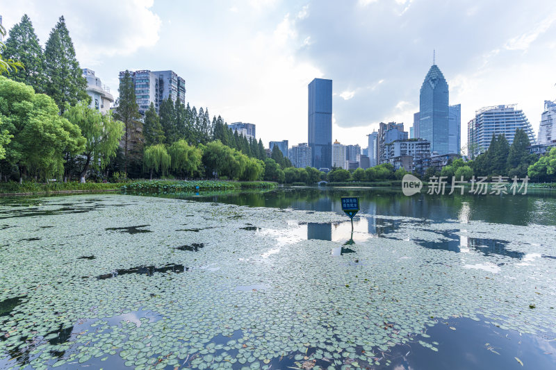 武汉江岸区小南湖公园风景