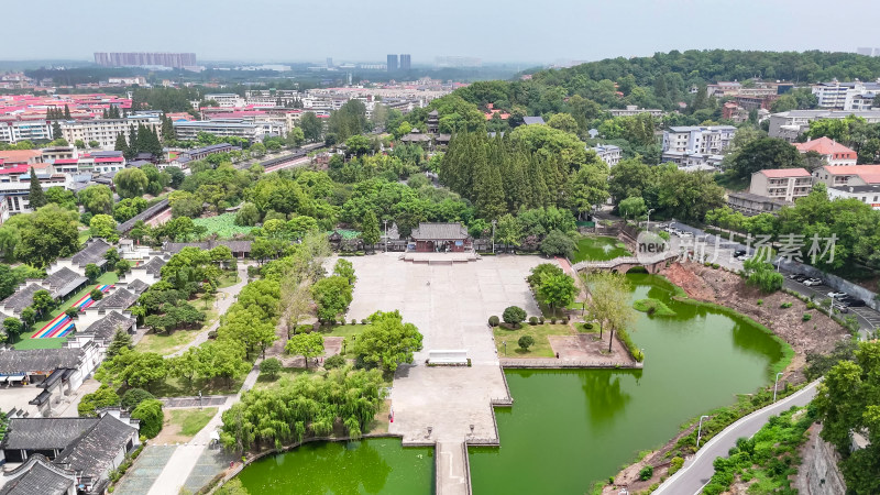 航拍黄冈东坡赤壁4A景区