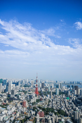 日本东京城市风光