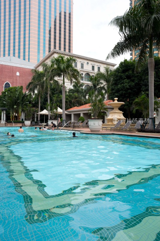 海南三亚酒店泳池