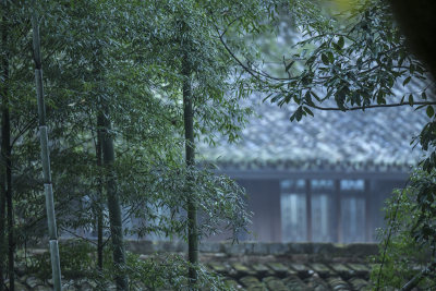 天台山千年古刹国清寺风景