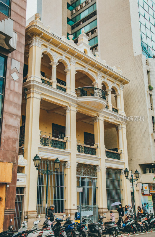 澳门半岛老城区城市风光