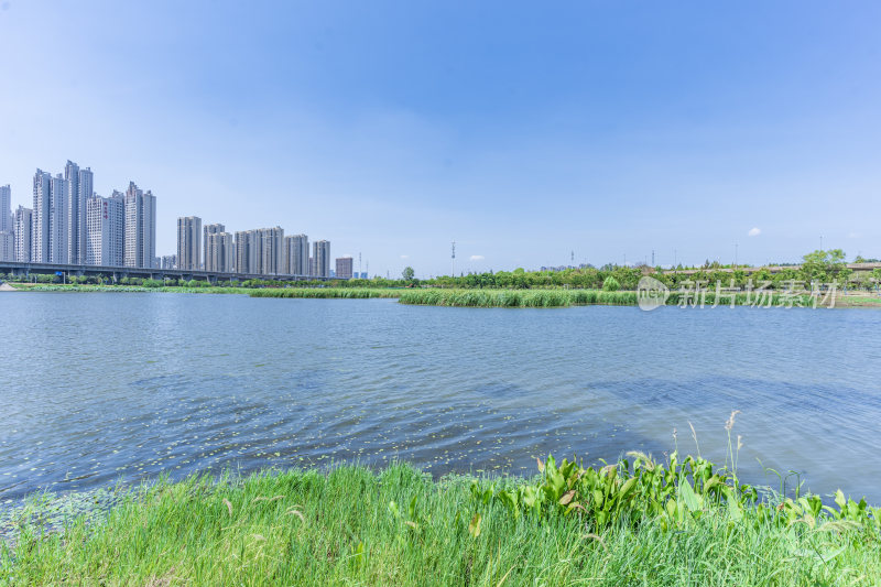 武汉洪山区杨春湖公园风景