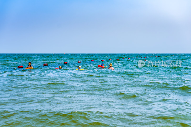 秦皇岛北戴河夏日海滨风光