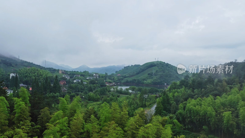 湖州莫干山风景航拍