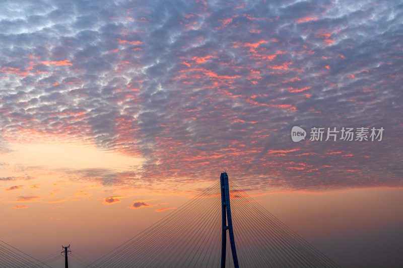 南京天后桥火烧云