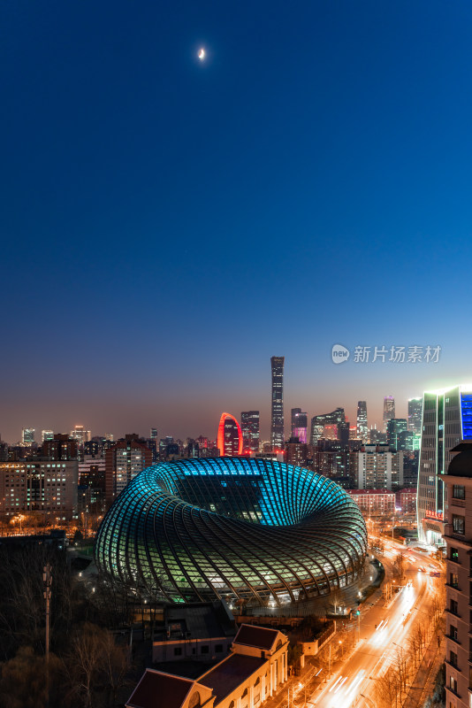 北京夜景 国贸夜景 CBD 北京东三环