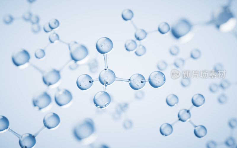 水分子结构化妆品分子精华分子