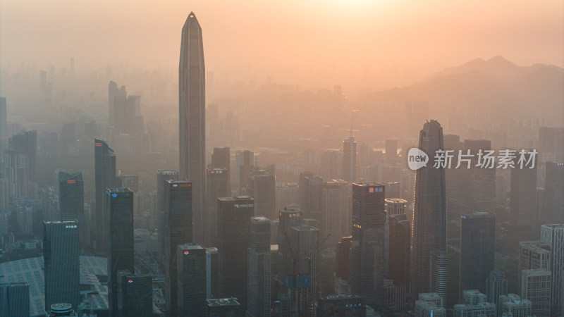 深圳福田中心区建筑群