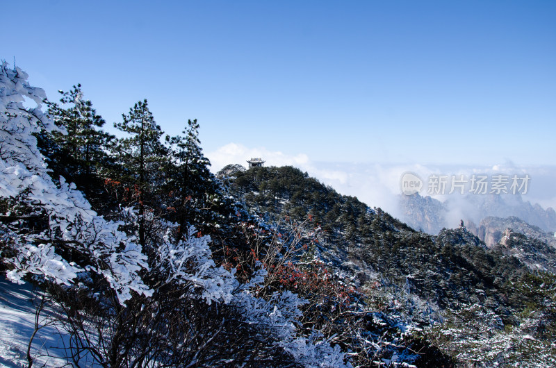 冬季黄山风光