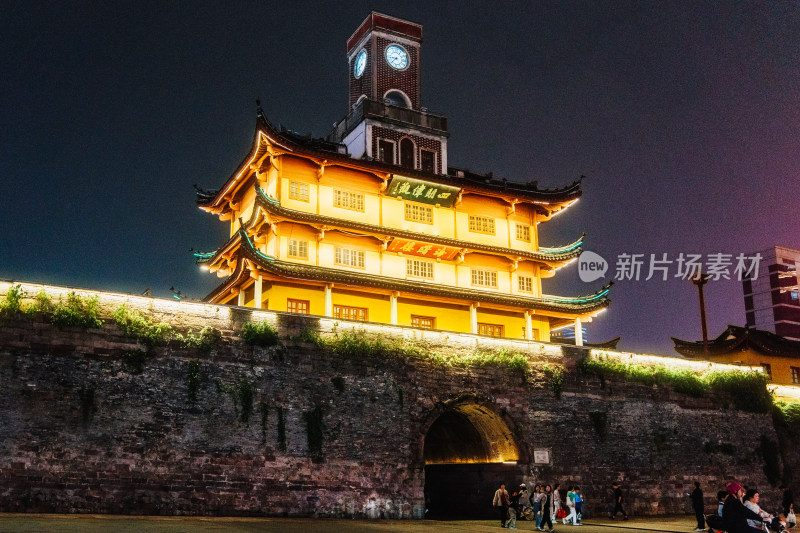 宁波鼓楼街夜景