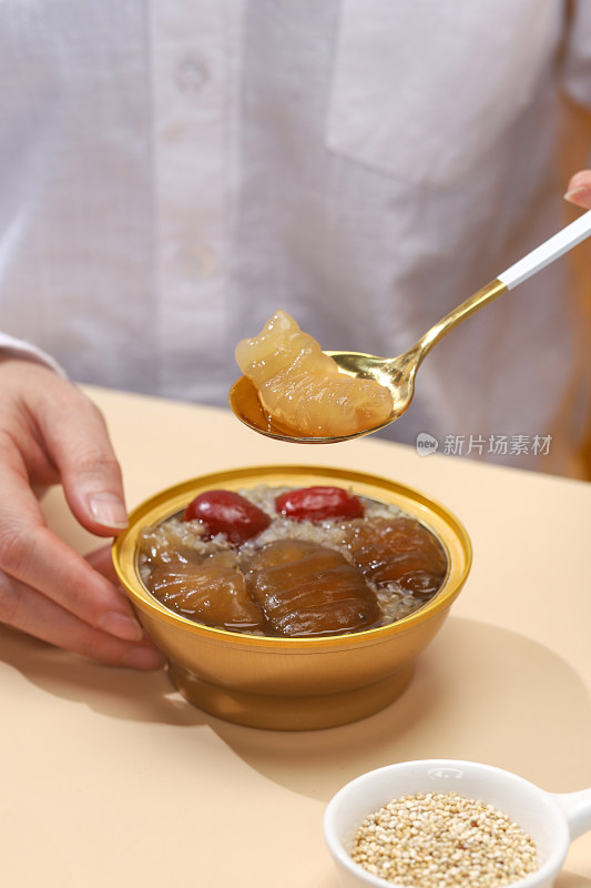 轻食花胶鱼胶即食滋补