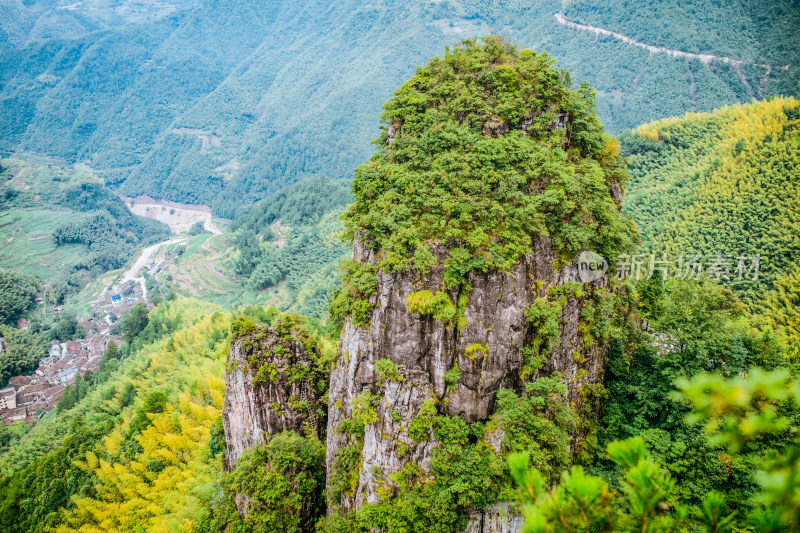 浙江丽水市南尖岩风光