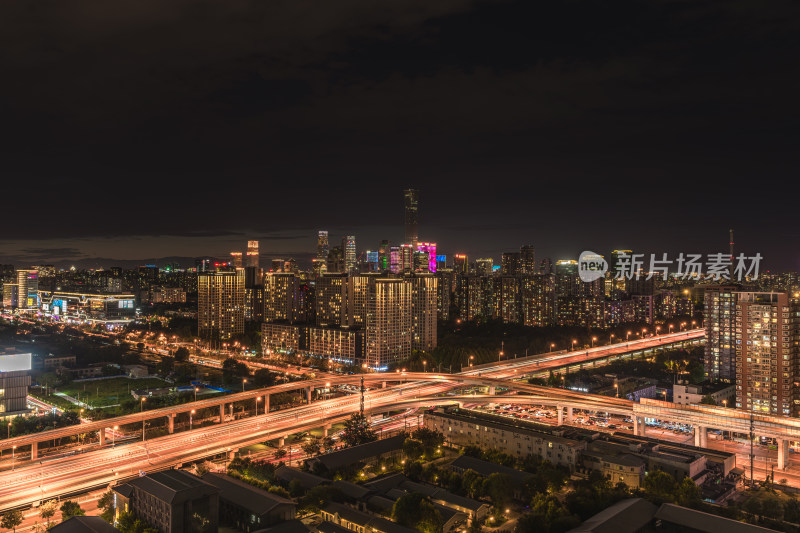 北京光影交织下的繁华脉络城市建筑