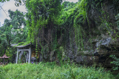 杭州凤凰山景区凤凰池风景