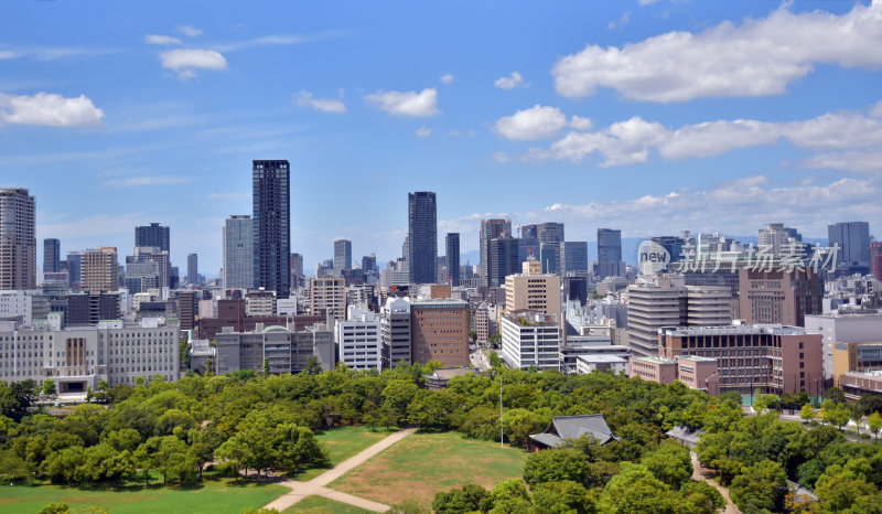 大阪城市风景