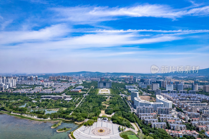 平顶山市政府航拍图