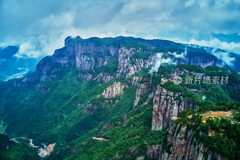 神仙居的壮观群山