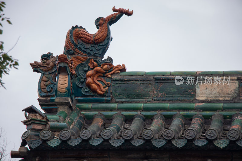 山西大同善化寺屋顶装饰