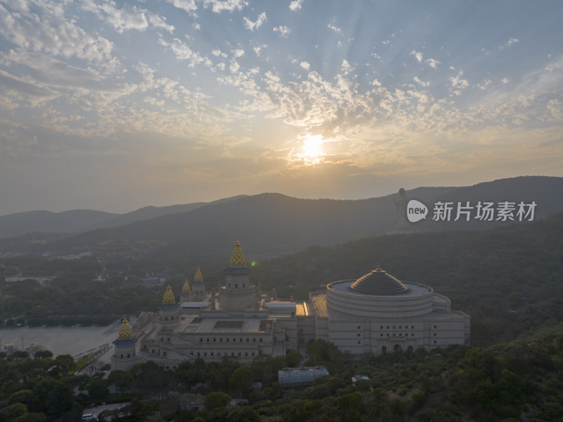 无锡灵山胜境灵山大佛航拍