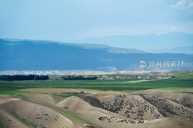 中国新疆伊犁阔克苏大峡谷自然风景