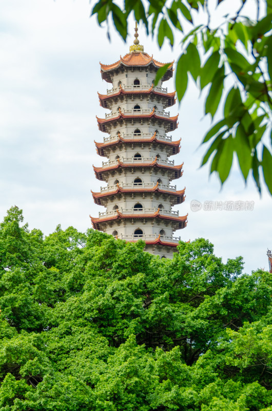 福建省福州的地标建筑西禅寺报恩塔