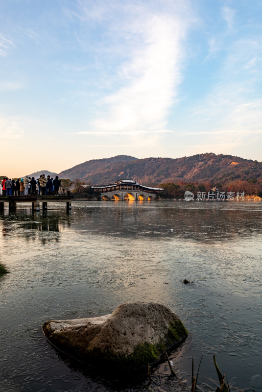 无锡长广溪石塘桥景点景观