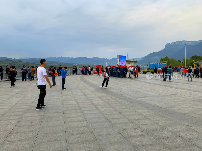 湖北宜昌三峡大坝风景区旅游风光