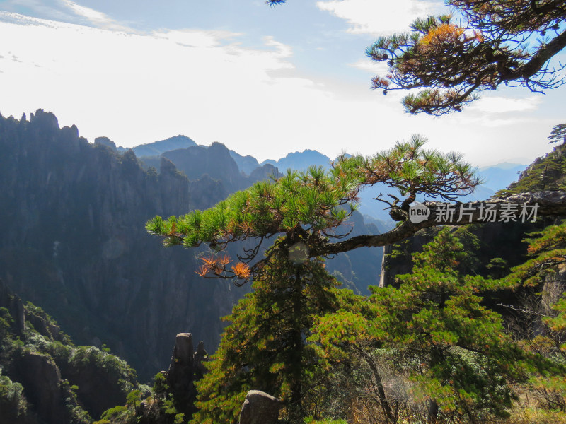 中国安徽黄山旅游风光