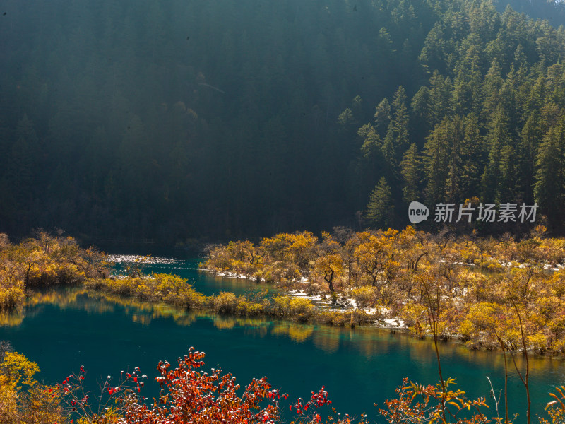 九寨沟秋景