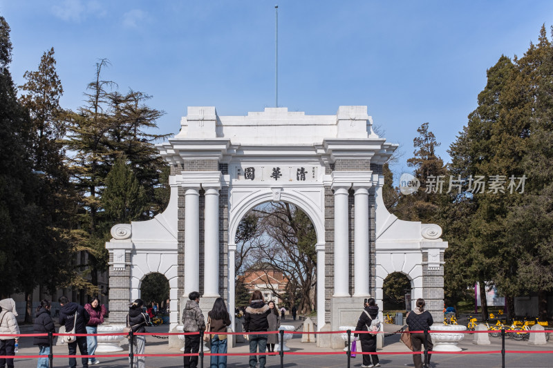 清华大学 二校门 清华园