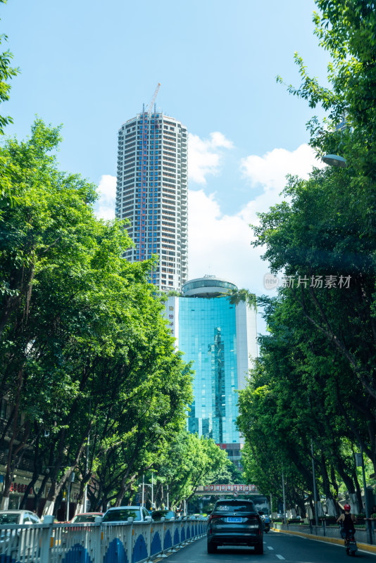 重庆城市街道风景