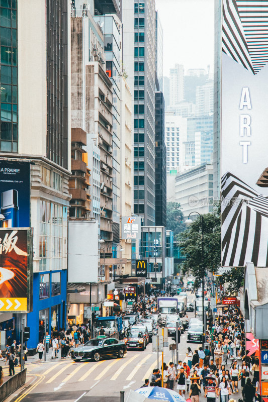 香港中环城市风光