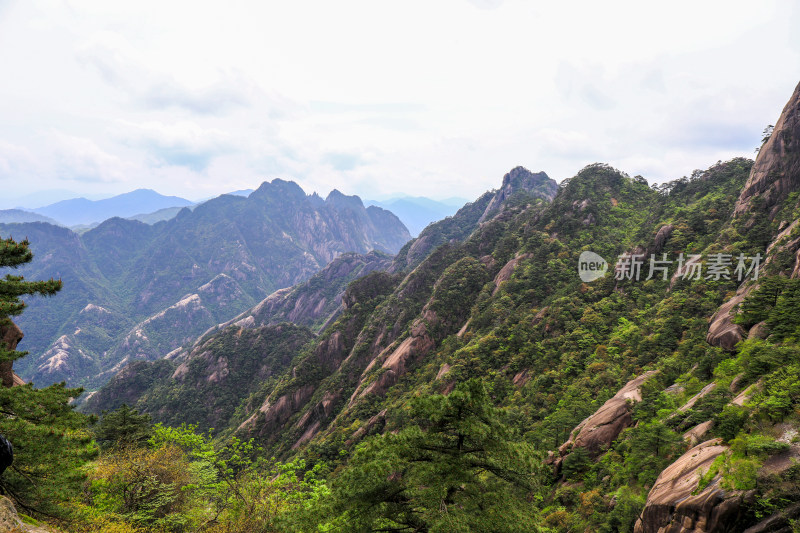 黄山登高自然风光