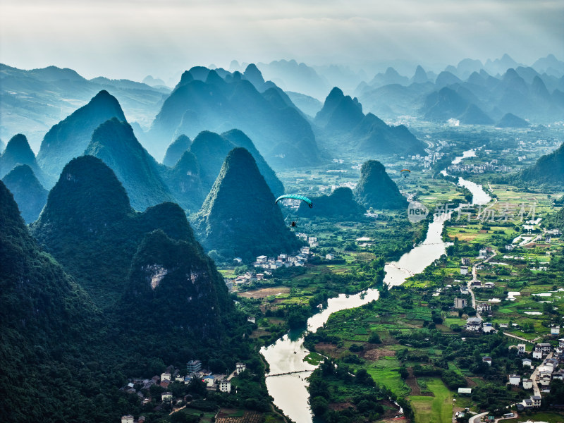 桂林遇龙河风光美景