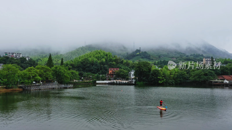 湖州莫干山劳岭水库皮划艇