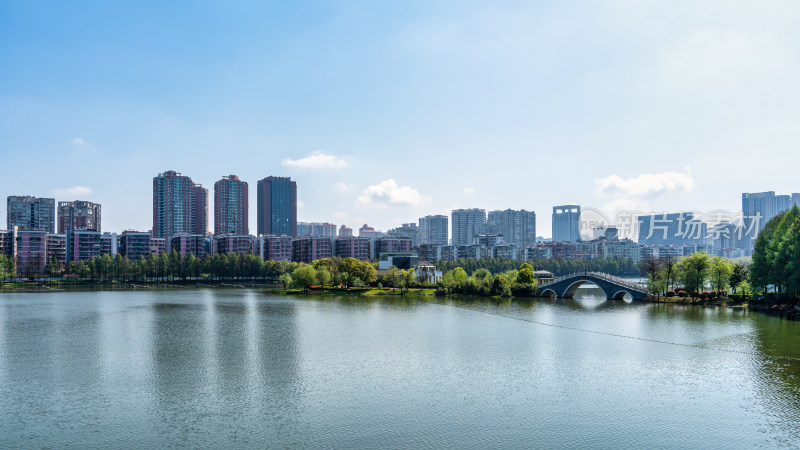 湖北黄石磁湖情人路风景