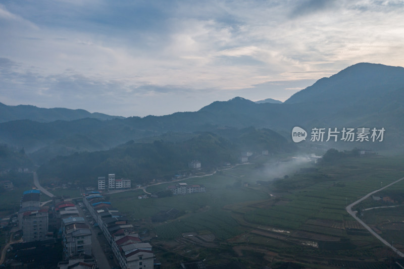 航拍福建乡村风景