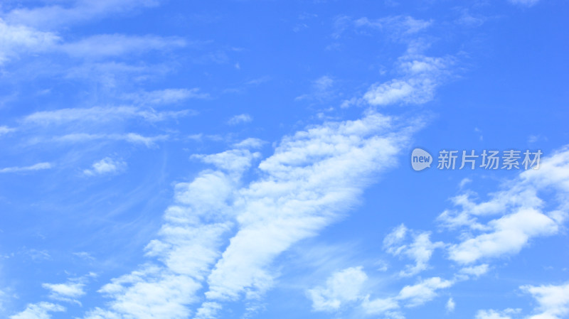 蓝天白云天空背景素材