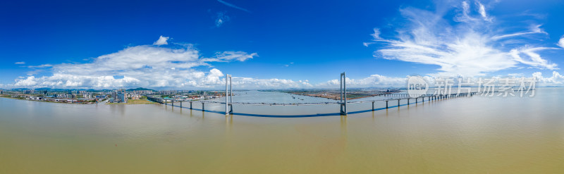 广东深中通道跨海大桥大全景