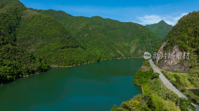 千峡湖（景宁段）航拍风景