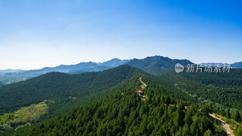 青山青州云门山远景航拍